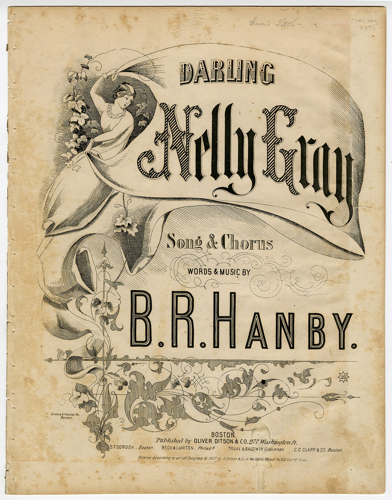sheet music (foto: Ohio History Connection, attribution / Public domain, Wikimedia Commons)