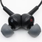wireless headphones close up