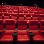 empty theater stage curtain