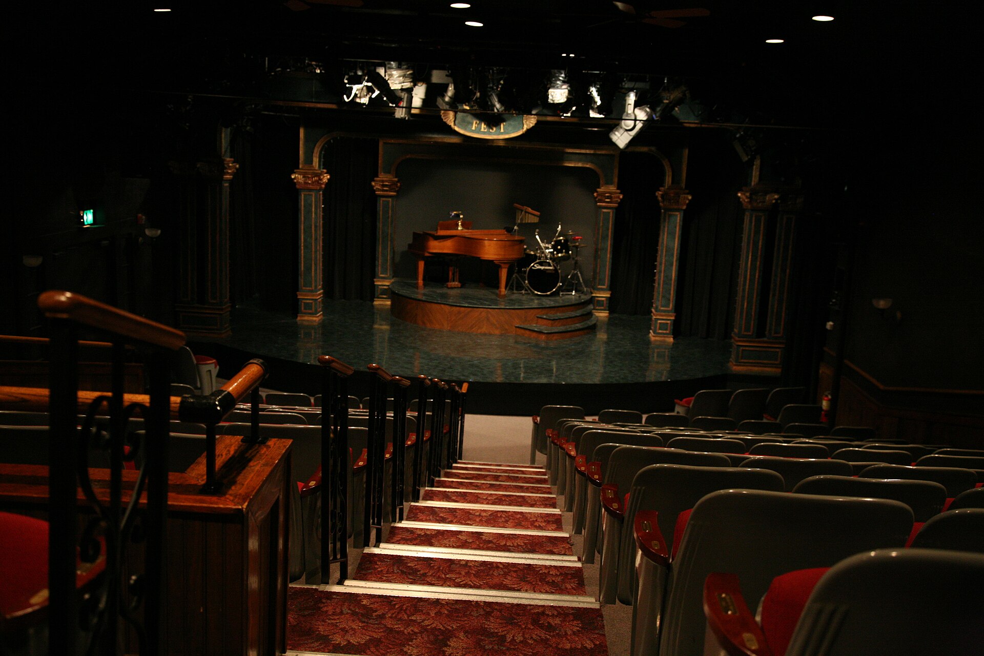 black box theatre stage